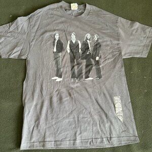 The Beatles Brand New Rock & Roll Band Solid Gray Graphic T-Shirt - Men's Large!